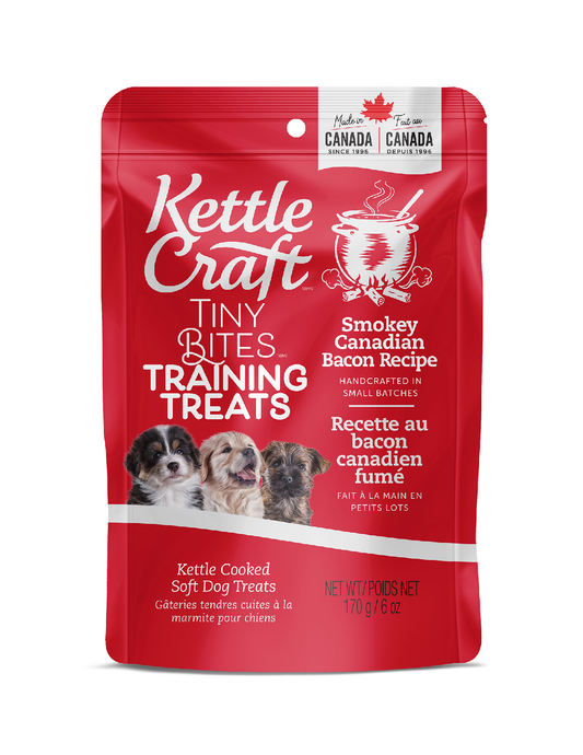 Kettle Craft Dog Tiny Bites Training Treats Smokey Canadian Bacon Recipe